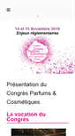 Mobile Screenshot of congres-parfumscosmetiques.com